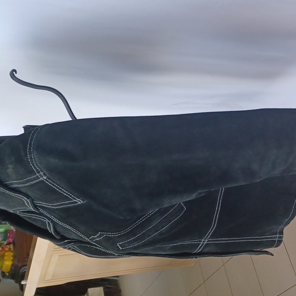 Wilsons Maxima BLACK LEATHER JACKET, cowgirl look, snap closure - Picture 4 of 8